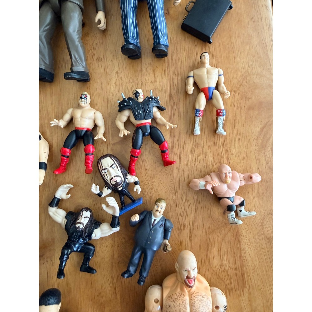 Vintage WWF WCW Wrestling Figure Lot Bret Hart Scott Hall Kane L.O.D. Jakks 90s - Picture 4 of 14